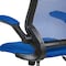 Flash Furniture Drafting Chair Blue Mesh Drafting Chair, Mesh, Blue BL-ZP-8805D-BLUE-GG - alternate 7